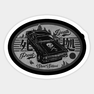 Death Speed School BW Sticker